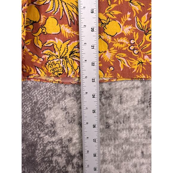 Vanessa Bruno Top 36 / US 2 - 4 Womens Floral Pop Over Blouse - Picture 7 of 9